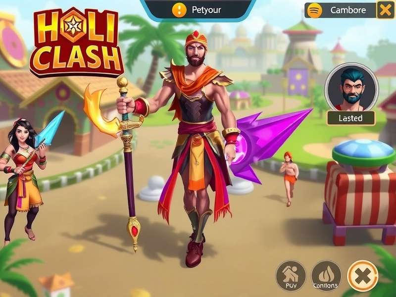 Holi Elite Clash Game Screenshot